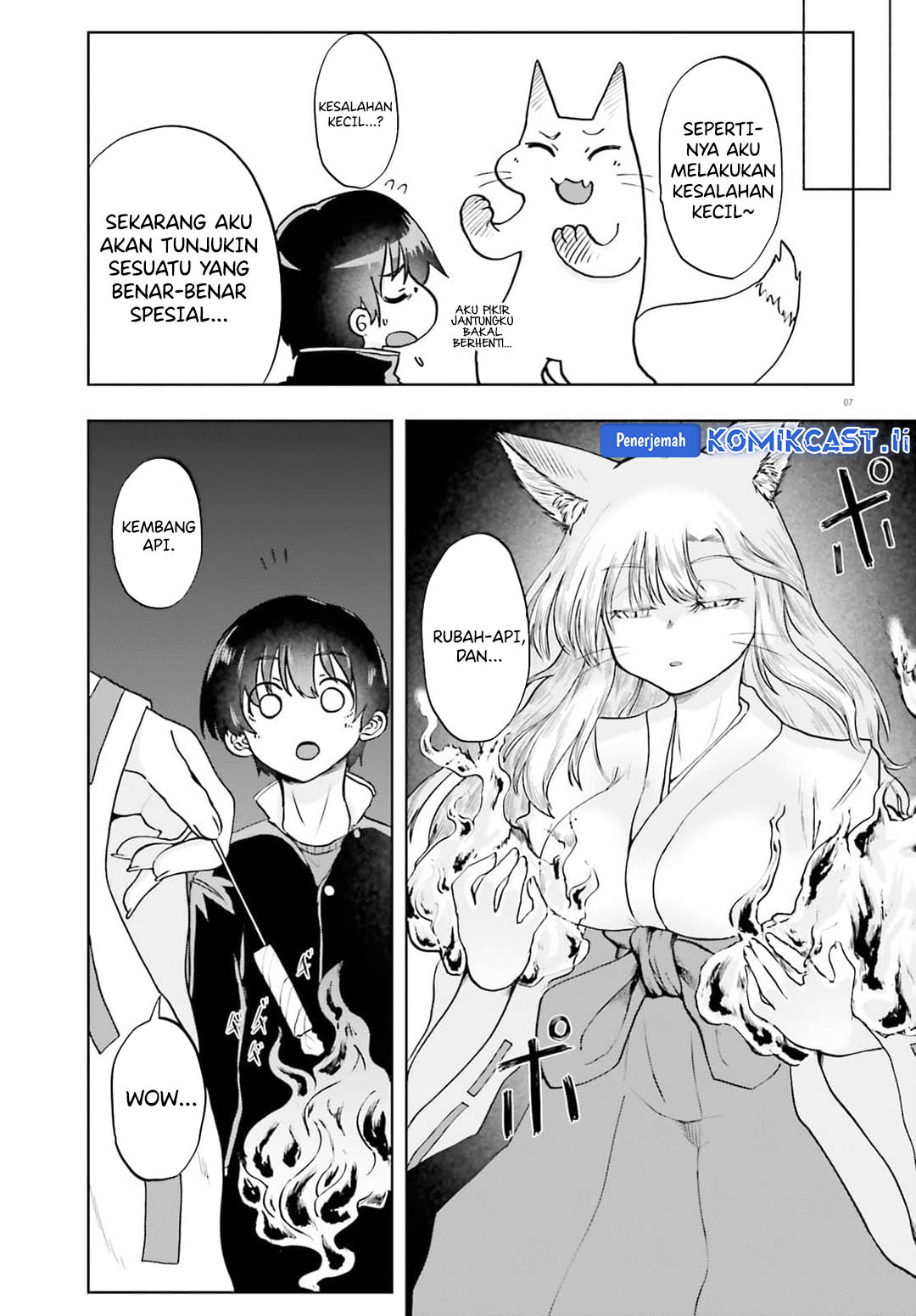 Okitsune Gal Katabami-san Chapter 18 Gambar 8