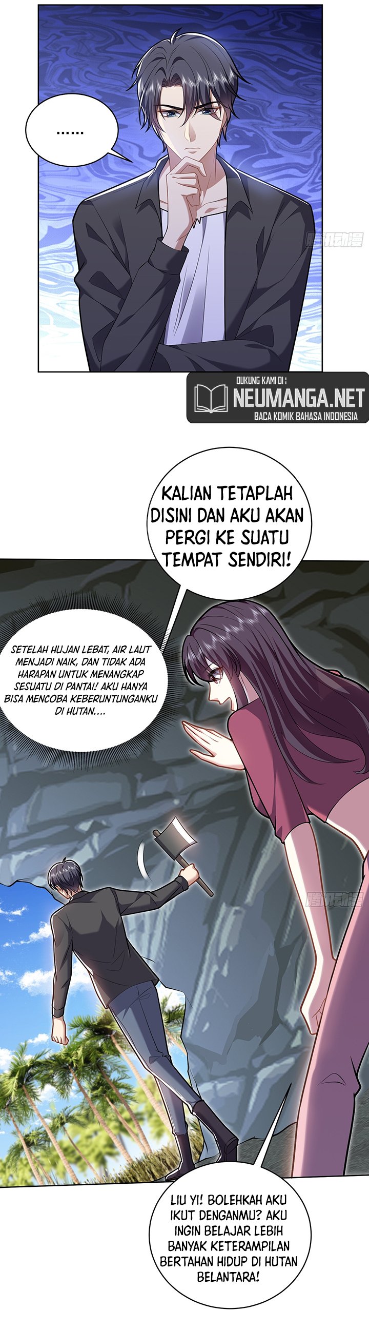 On a Deserted Island with Beautiful Sisters Chapter 06 Gambar 4