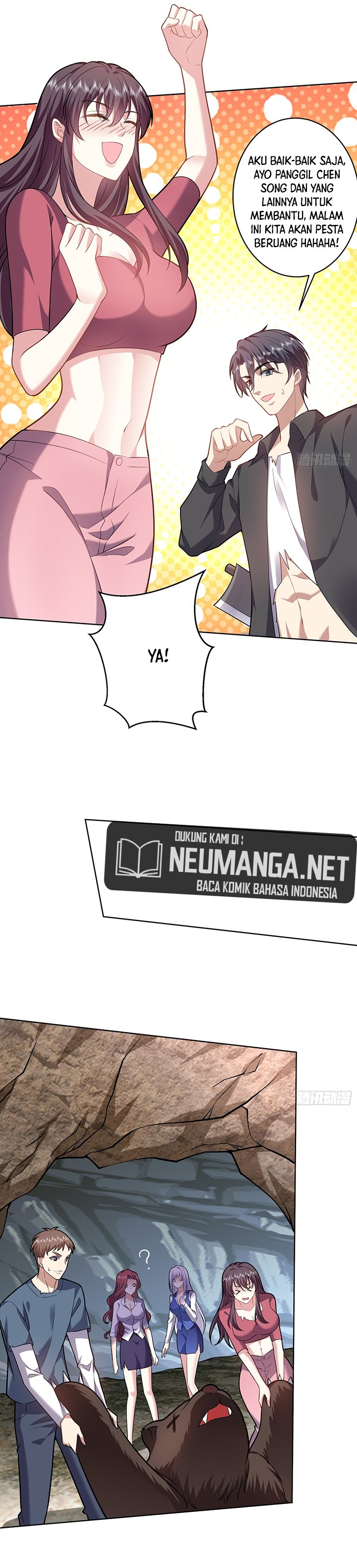 On a Deserted Island with Beautiful Sisters Chapter 06 Gambar 20