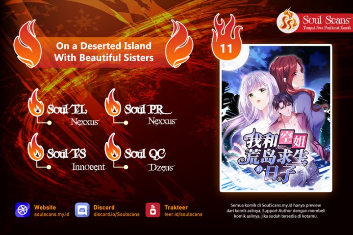 On a Deserted Island with Beautiful Sisters Chapter 11 Gambar 1