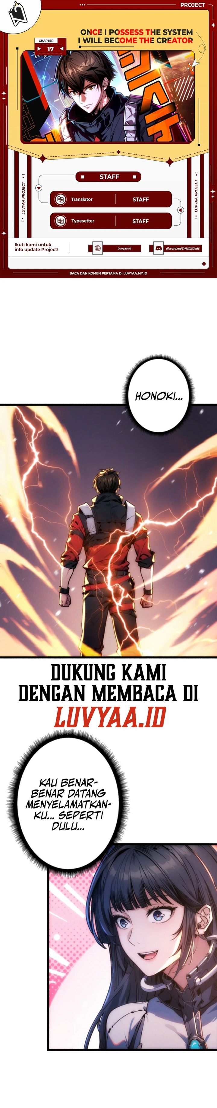 Once I Possess The System I Will Become The Creator Chapter 17 Gambar 1