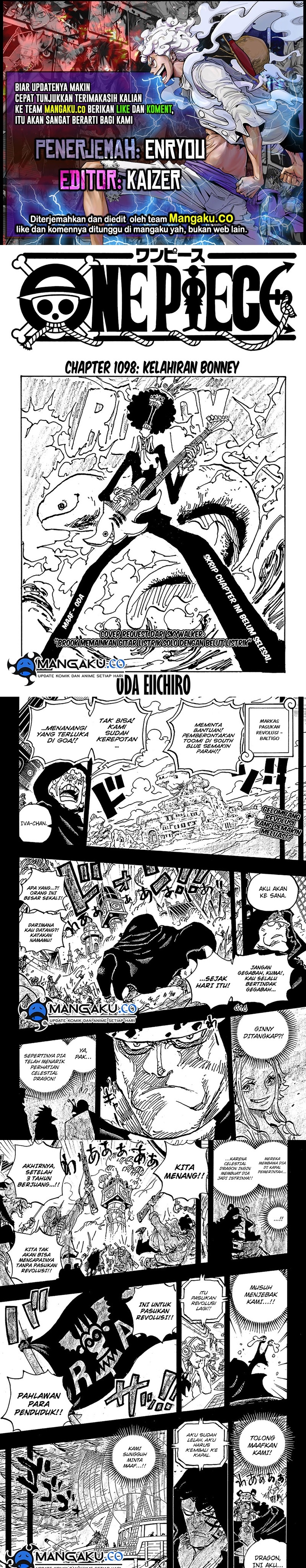 One Piece Chapter 1098 Gambar 1