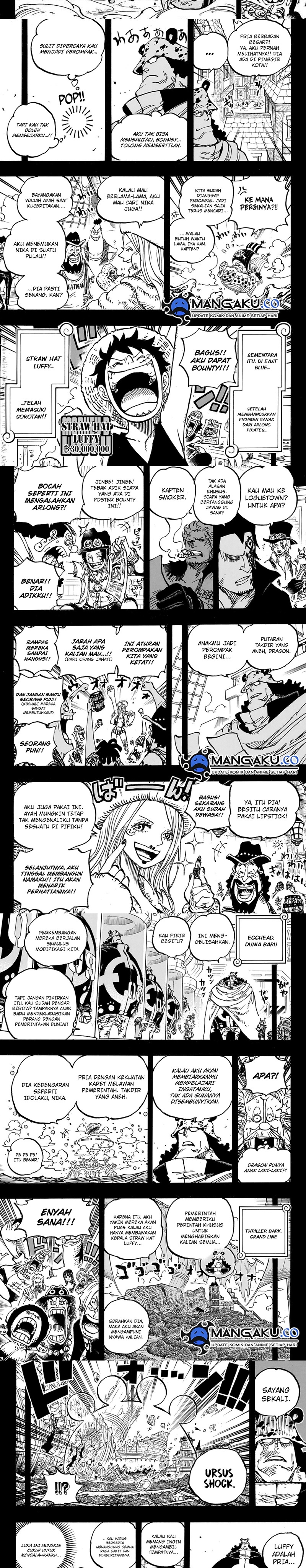 One Piece Chapter 1102 Gambar 2