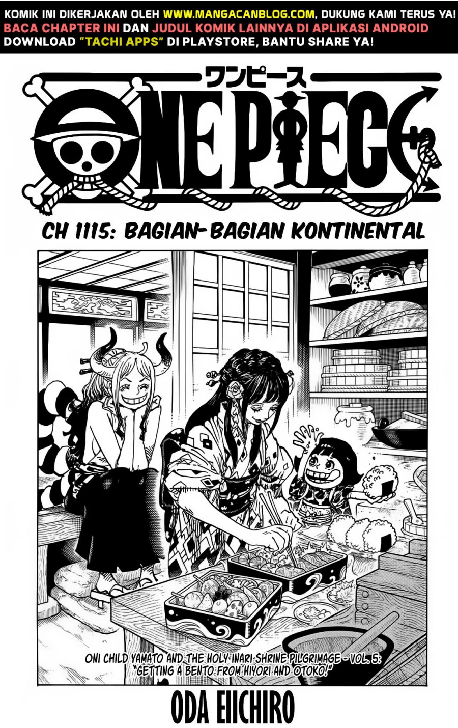 One Piece Chapter 1115 Gambar 1