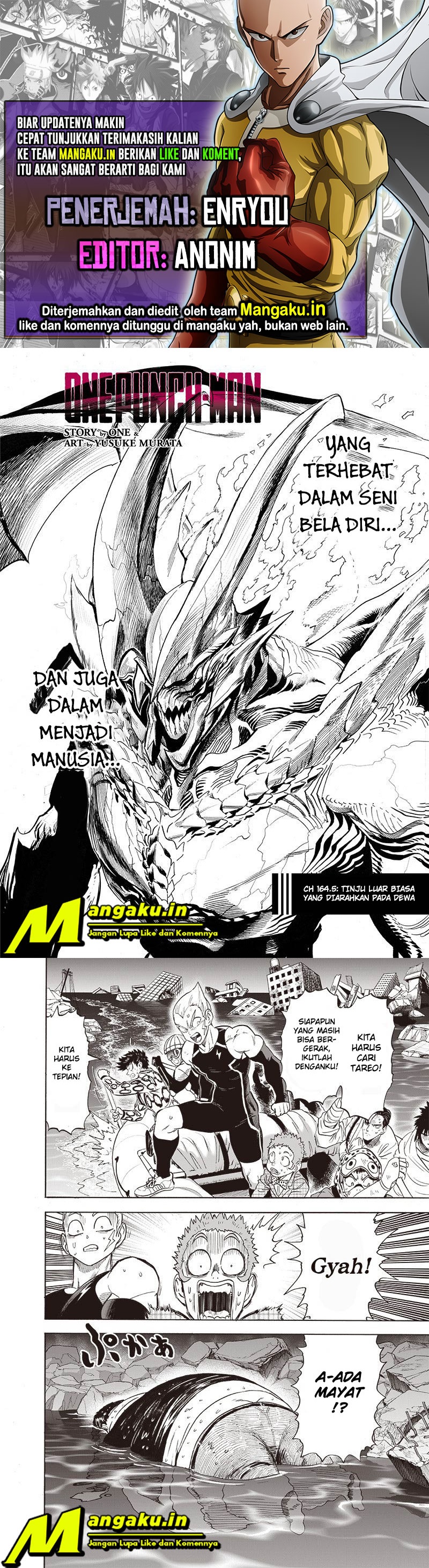 One Punch Man Chapter 214.5 Gambar 1