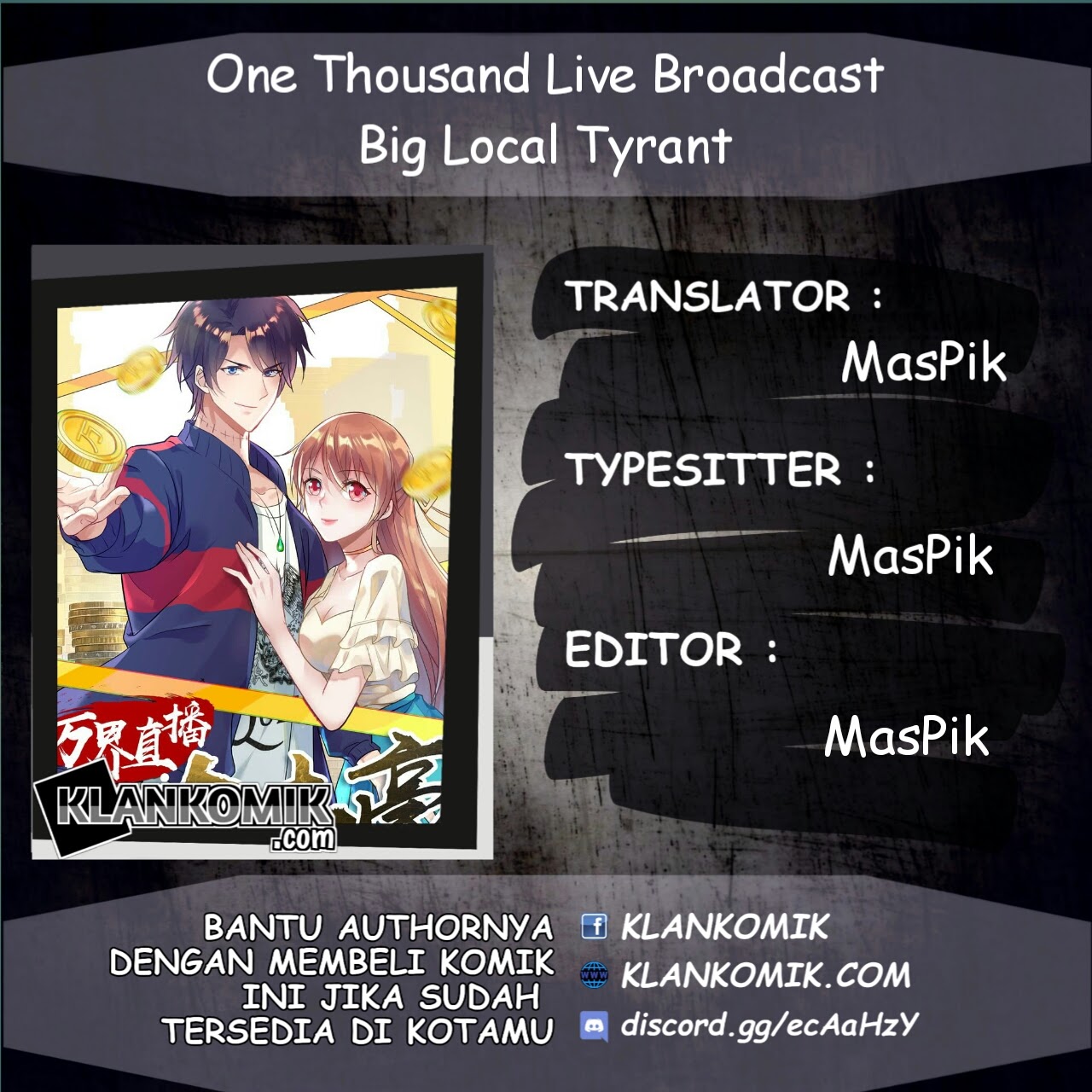One Thousand Live Broadcast Big Local Tyrant Chapter 03 Gambar 1