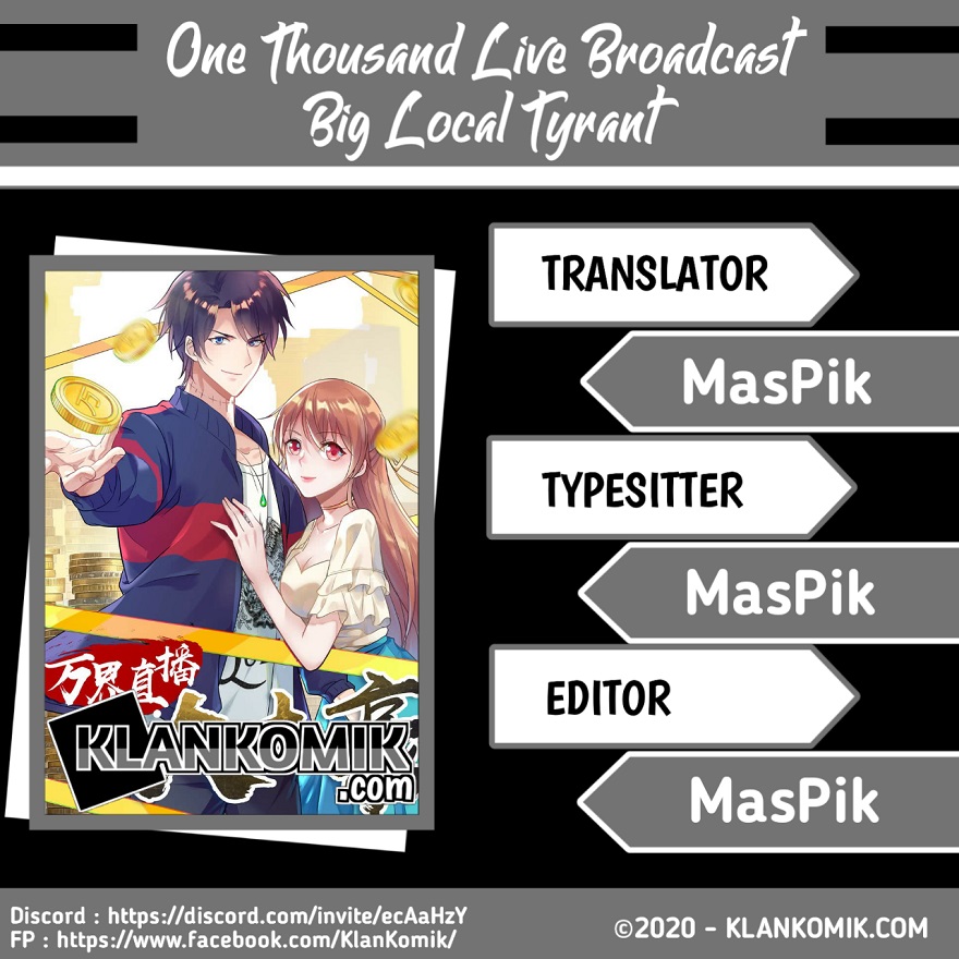 One Thousand Live Broadcast Big Local Tyrant Chapter 09 Gambar 1