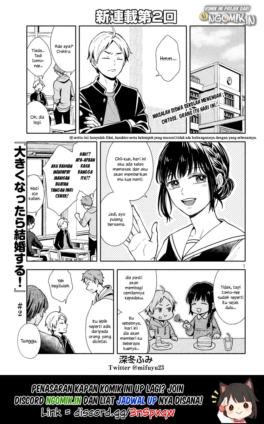 Ookiku Nattara Kekkon Suru! Chapter 02 Gambar 2