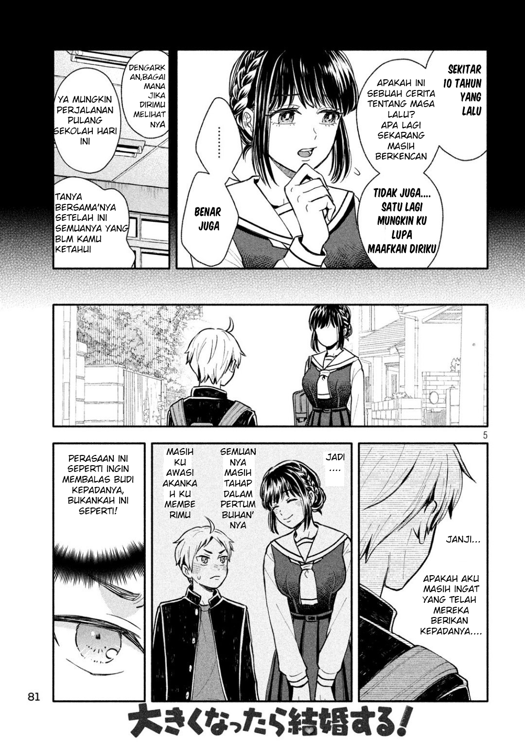 Ookiku Nattara Kekkon Suru! Chapter 05 Gambar 6