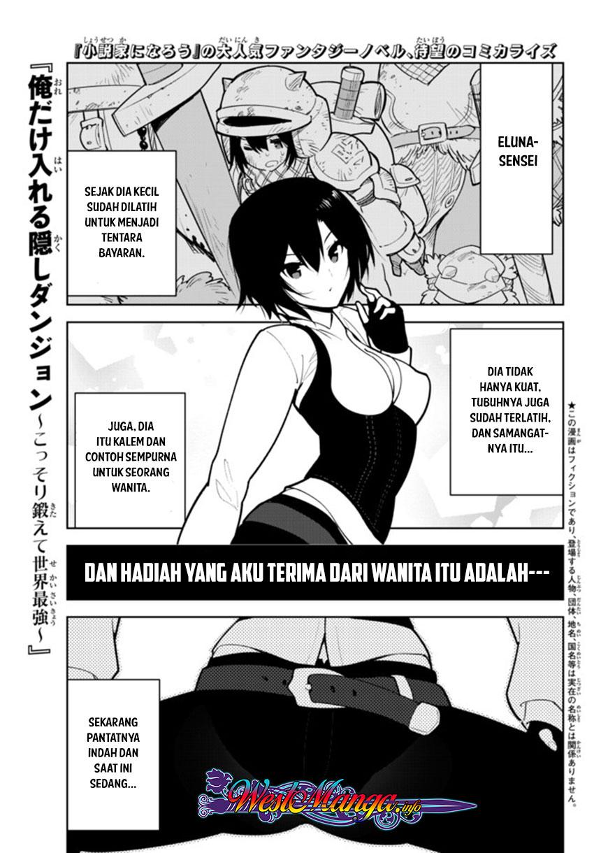 Ore dake Haireru Kakushi Dungeon: Kossori Kitaete Sekai Saikyou Chapter 09 Gambar 1
