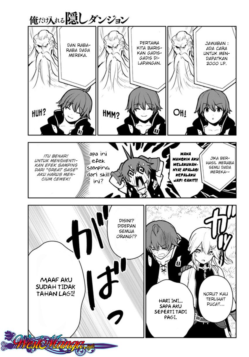 Ore dake Haireru Kakushi Dungeon: Kossori Kitaete Sekai Saikyou Chapter 09 Gambar 20