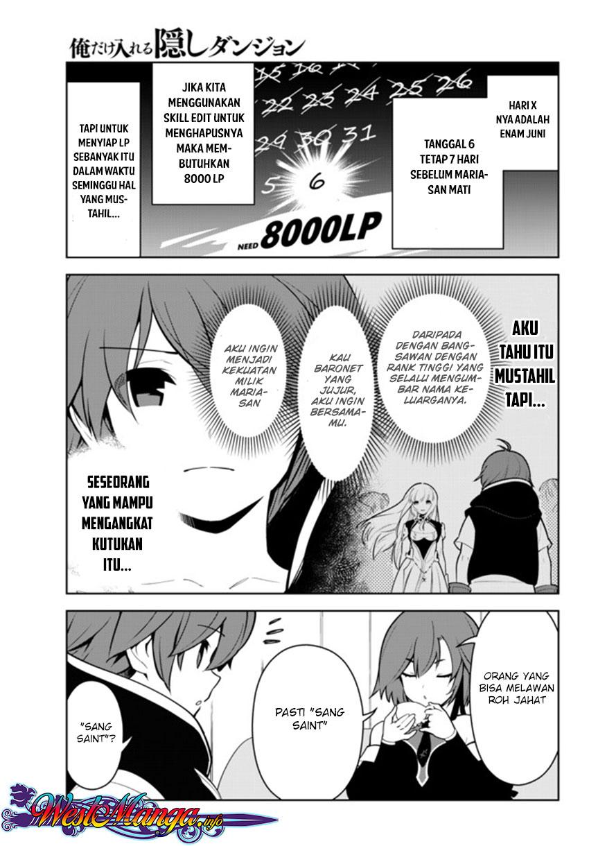 Ore dake Haireru Kakushi Dungeon: Kossori Kitaete Sekai Saikyou Chapter 09 Gambar 28