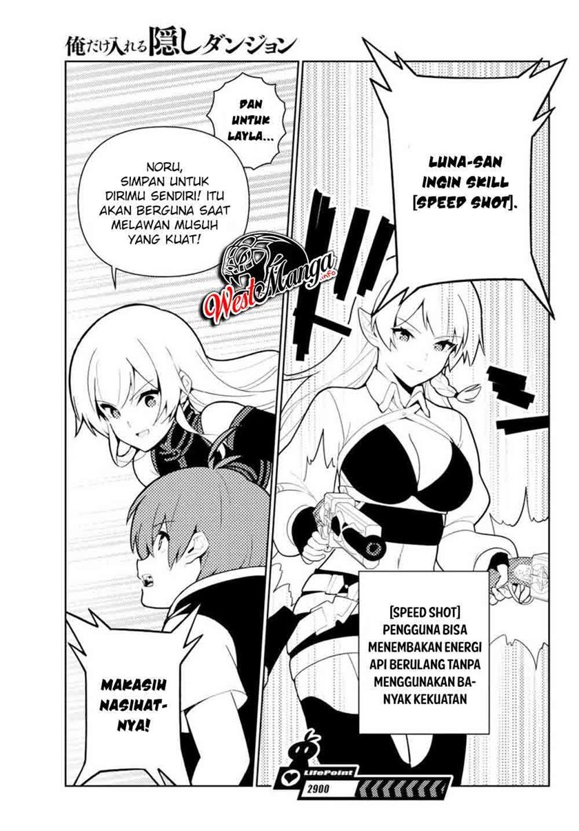 Ore dake Haireru Kakushi Dungeon: Kossori Kitaete Sekai Saikyou Chapter 50 Gambar 23