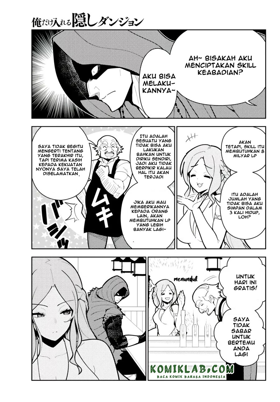 Ore dake Haireru Kakushi Dungeon: Kossori Kitaete Sekai Saikyou Chapter 55 Gambar 8