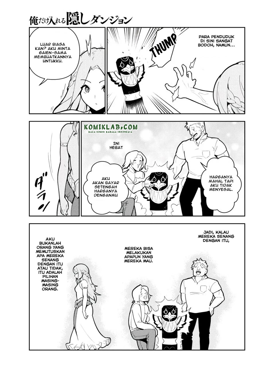 Ore dake Haireru Kakushi Dungeon: Kossori Kitaete Sekai Saikyou Chapter 56 Gambar 16