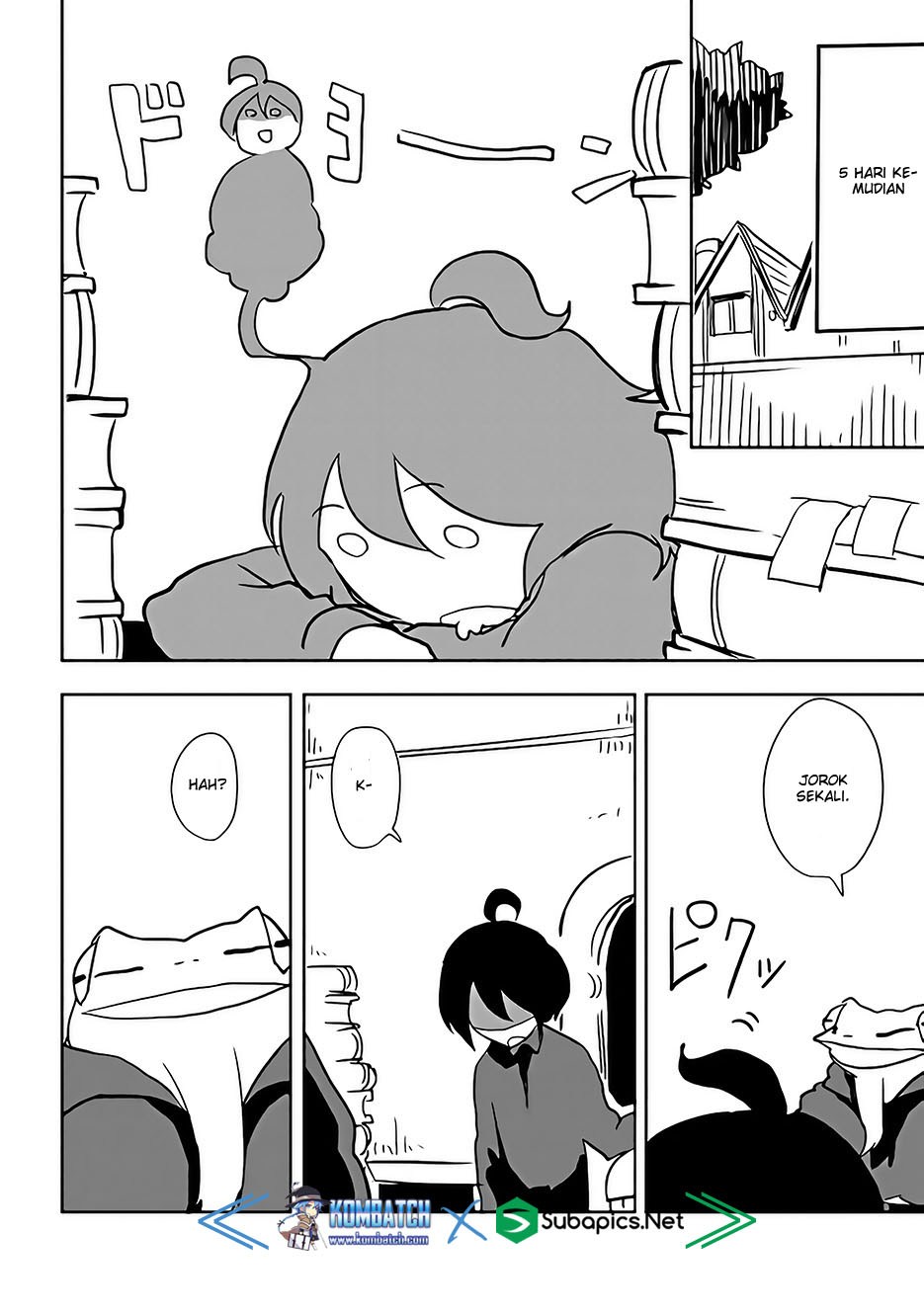 Ore to Kawazu-san no Isekai Hourouki Chapter 08 Gambar 5