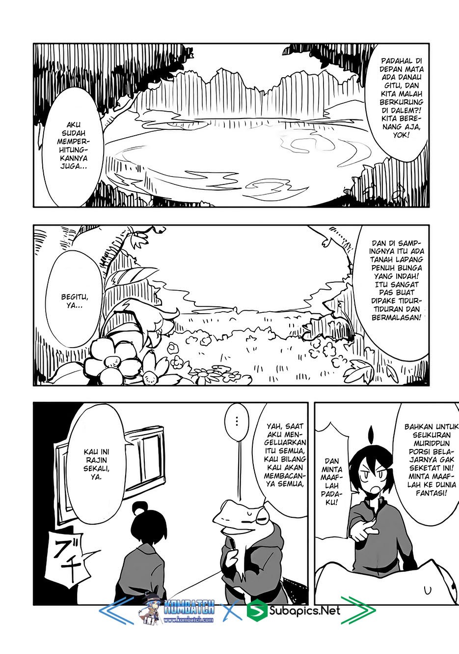 Ore to Kawazu-san no Isekai Hourouki Chapter 08 Gambar 7