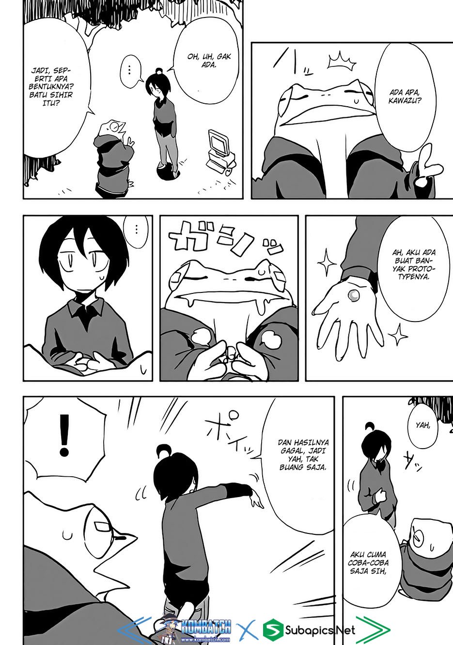 Ore to Kawazu-san no Isekai Hourouki Chapter 08 Gambar 15