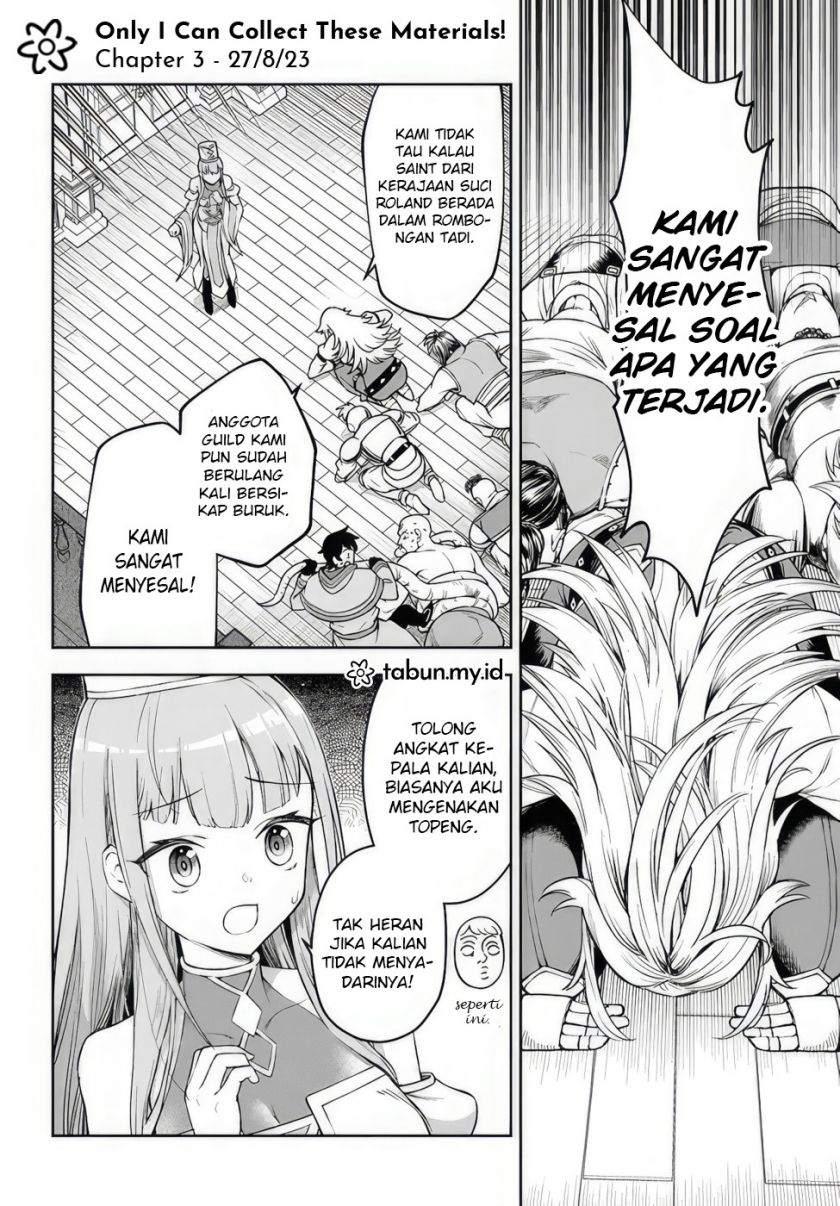 Ore Igai Dare mo Saishu Dekinai Sozai na no ni “Sozai Saishuritsu ga Hikui” Chapter 03 Gambar 4