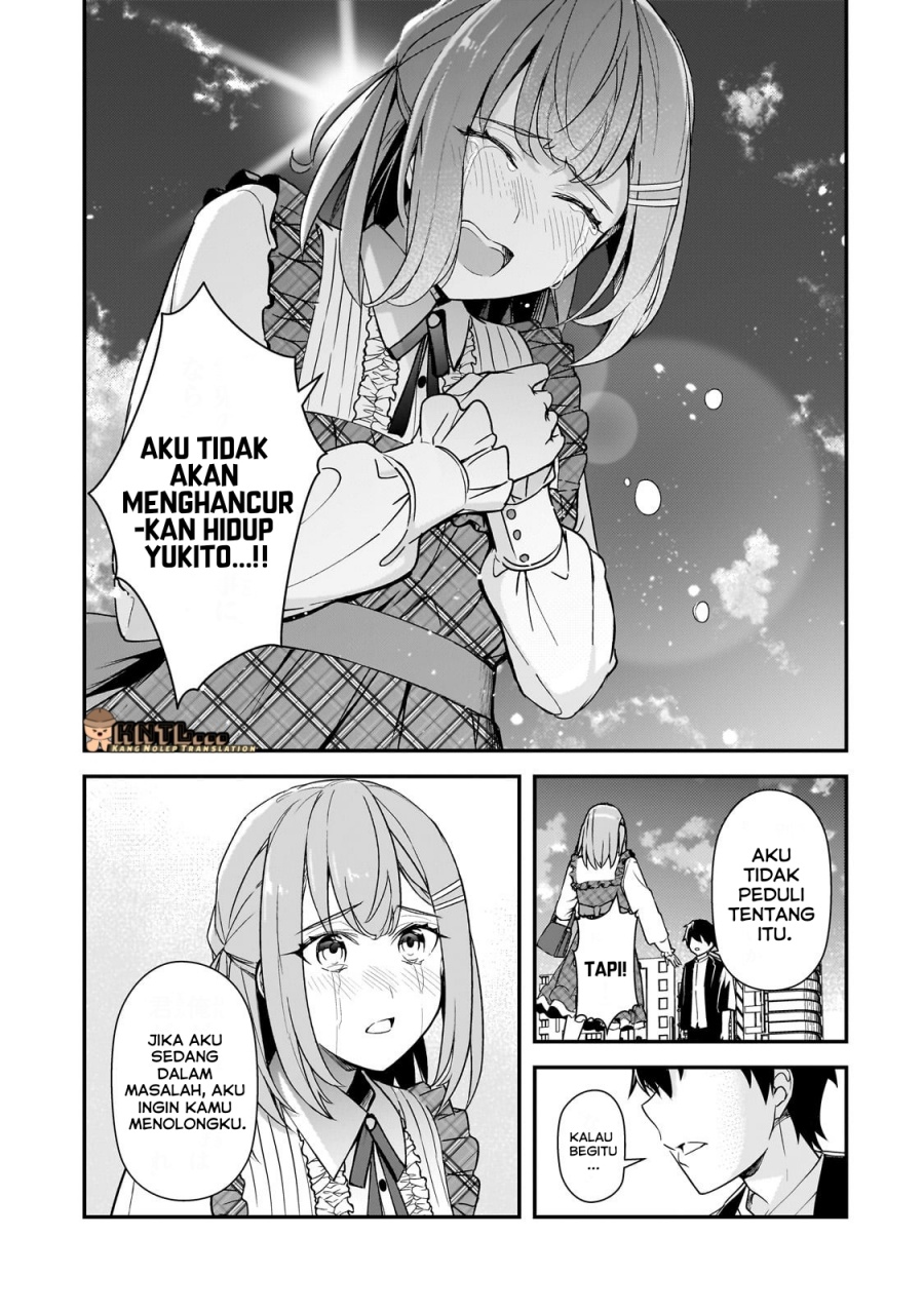 Ore ni Trauma wo Ataeta Joshi-tachi ga Chirachira Mitekuru kedo, Zannen desu ga Teokure desu Chapter 18.3 Gambar 8