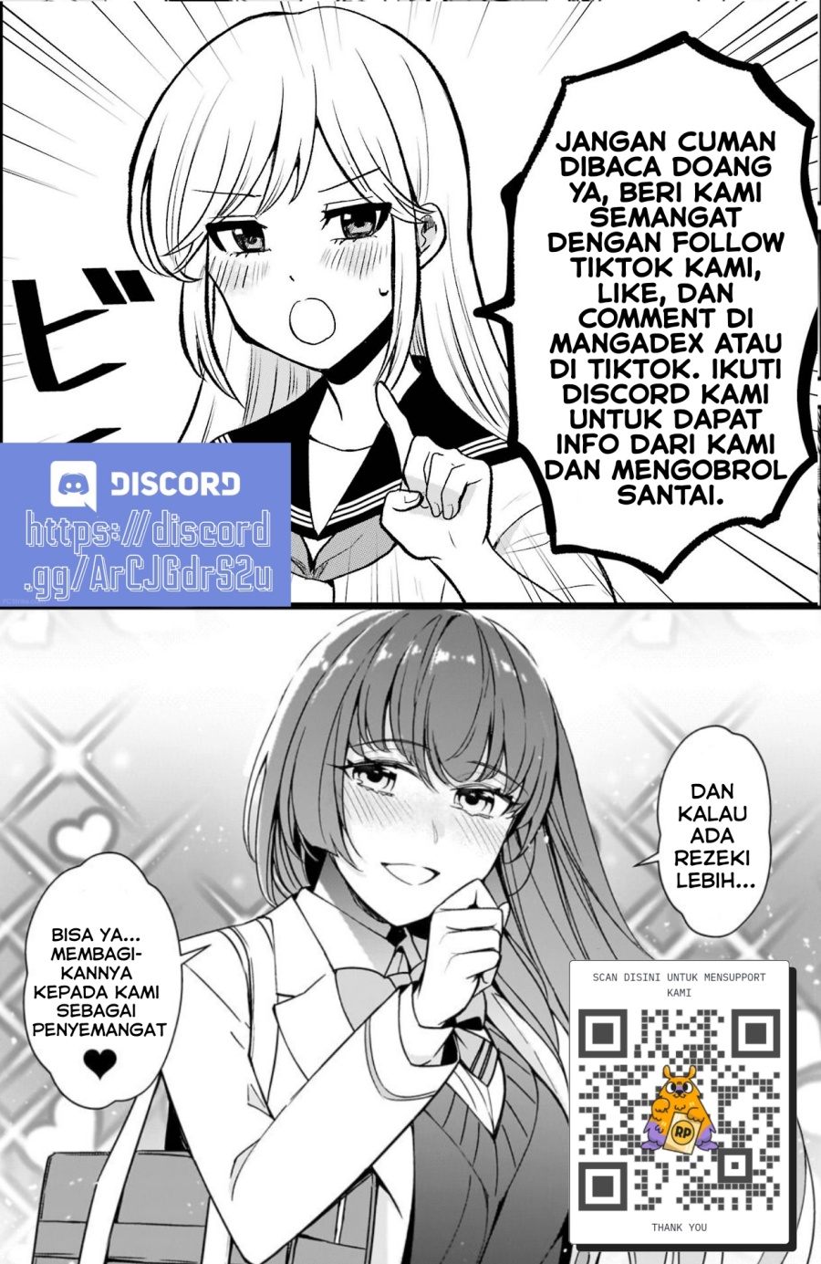 Ore ni Trauma wo Ataeta Joshi-tachi ga Chirachira Mitekuru kedo, Zannen desu ga Teokure desu Chapter 20.5 Gambar 6