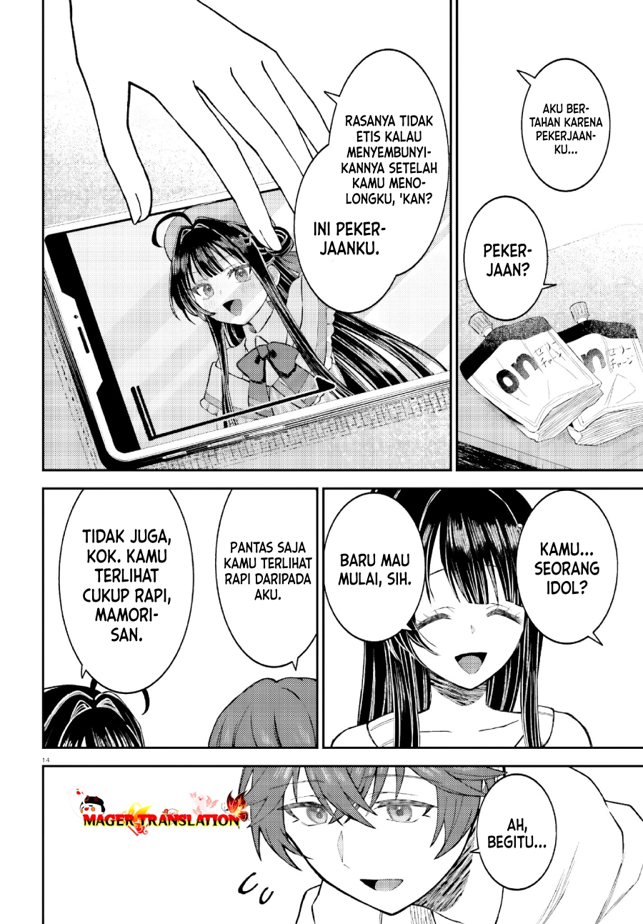 Ore no Haitoku Meshi o Onedari Sezu ni Irarenai Otonari no Top Idol-sama Chapter 01 Gambar 13