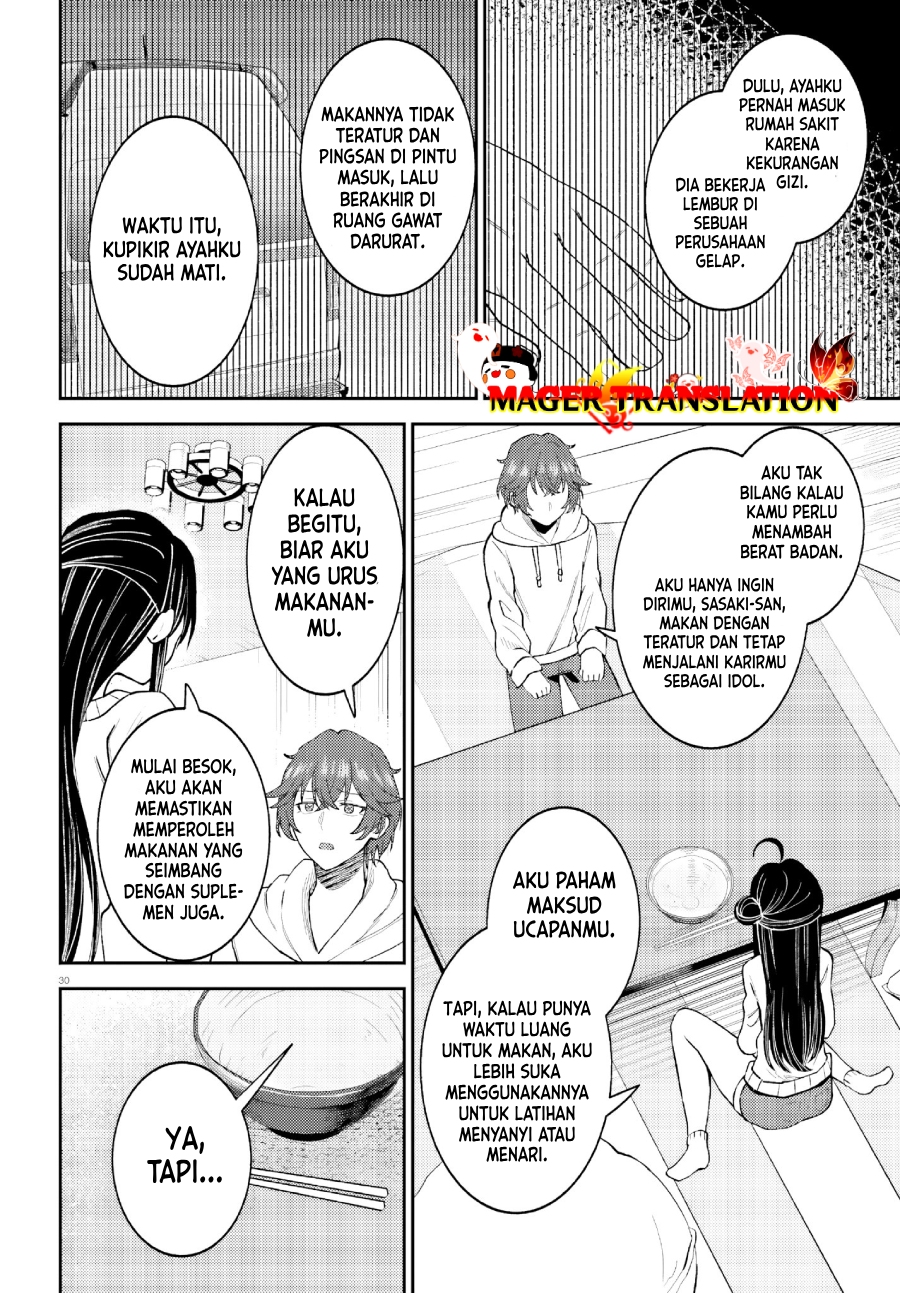 Ore no Haitoku Meshi o Onedari Sezu ni Irarenai Otonari no Top Idol-sama Chapter 01 Gambar 29