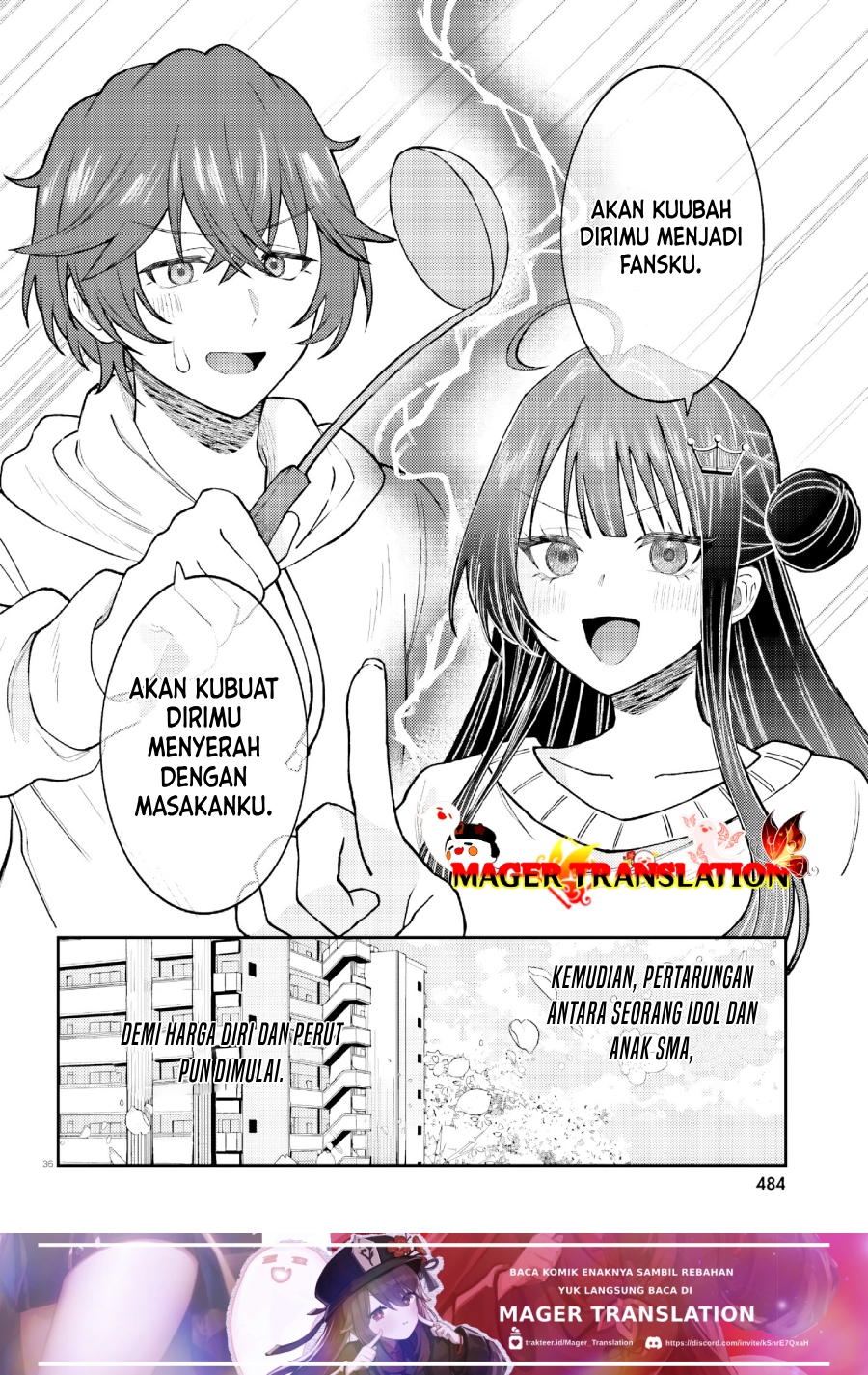 Ore no Haitoku Meshi o Onedari Sezu ni Irarenai Otonari no Top Idol-sama Chapter 01 Gambar 35