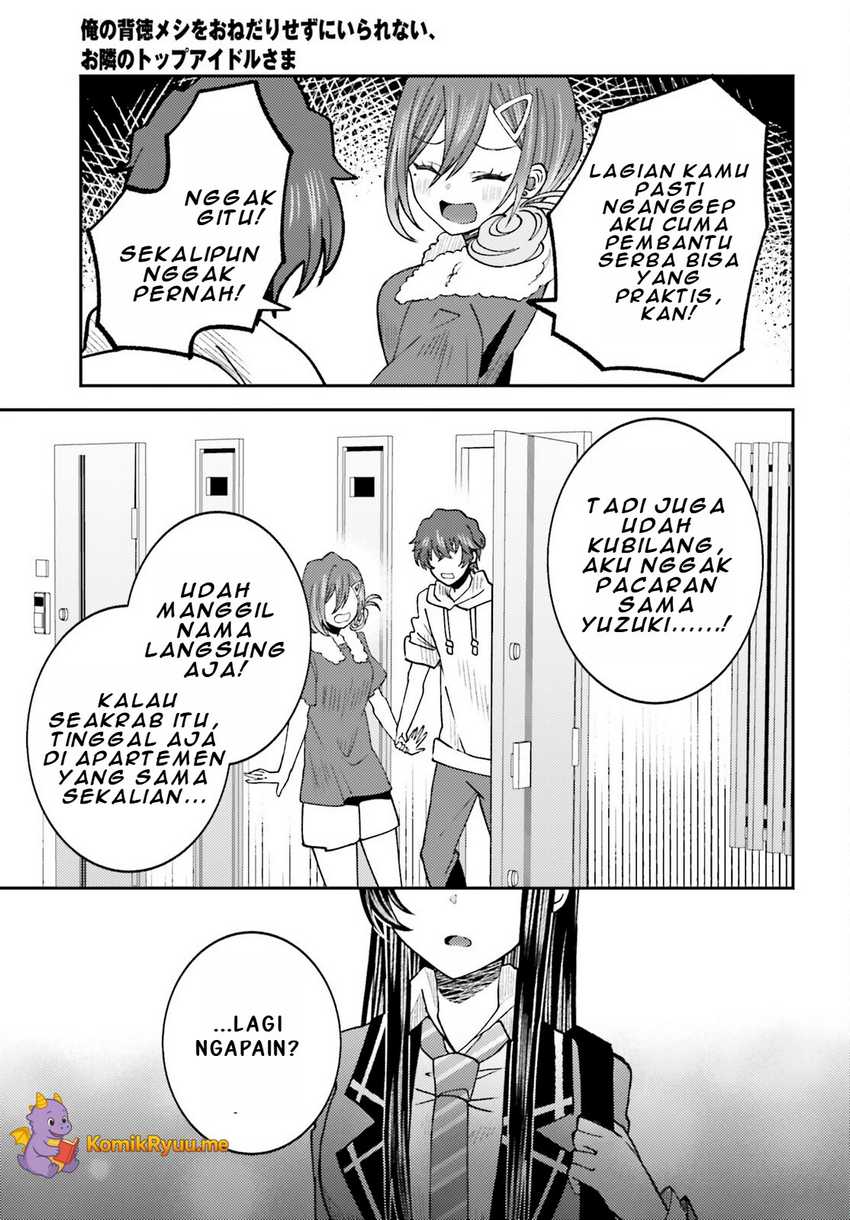 Ore no Haitoku Meshi o Onedari Sezu ni Irarenai Otonari no Top Idol-sama Chapter 06 Gambar 28