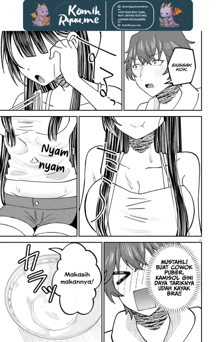 Ore no Haitoku Meshi o Onedari Sezu ni Irarenai Otonari no Top Idol-sama Chapter 08 Gambar 23