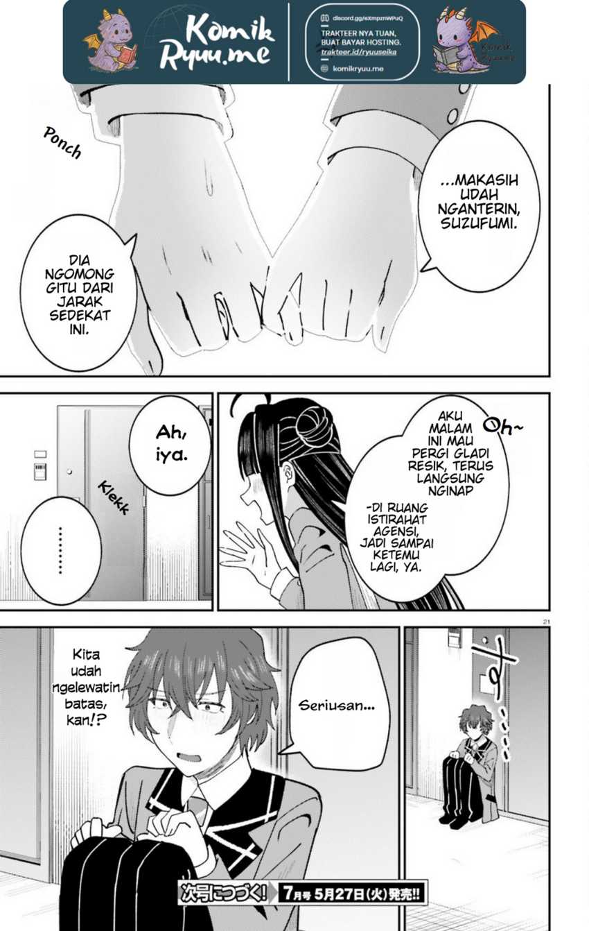 Ore no Haitoku Meshi o Onedari Sezu ni Irarenai Otonari no Top Idol-sama Chapter 09 Gambar 23