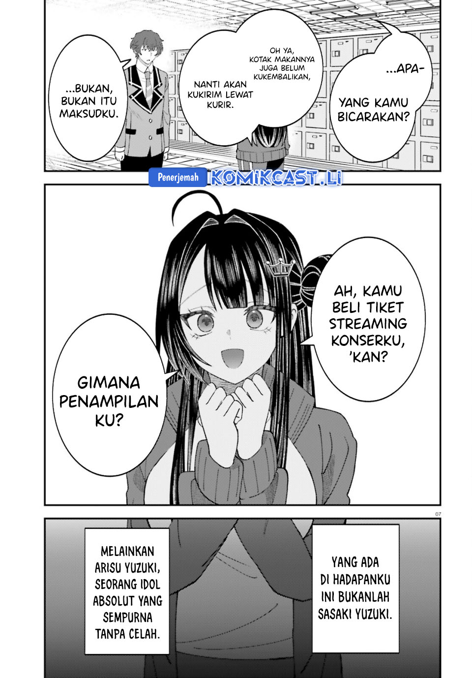 Ore no Haitoku Meshi o Onedari Sezu ni Irarenai Otonari no Top Idol-sama Chapter 12 Gambar 8