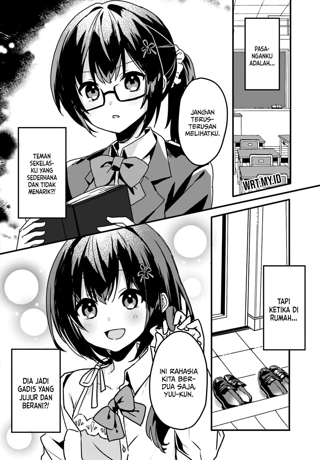 Ore no Iinazuke ni Natta Jimiko, Ie de wa Kawaii Shika Nai! Chapter 00 Prolog Gambar 3