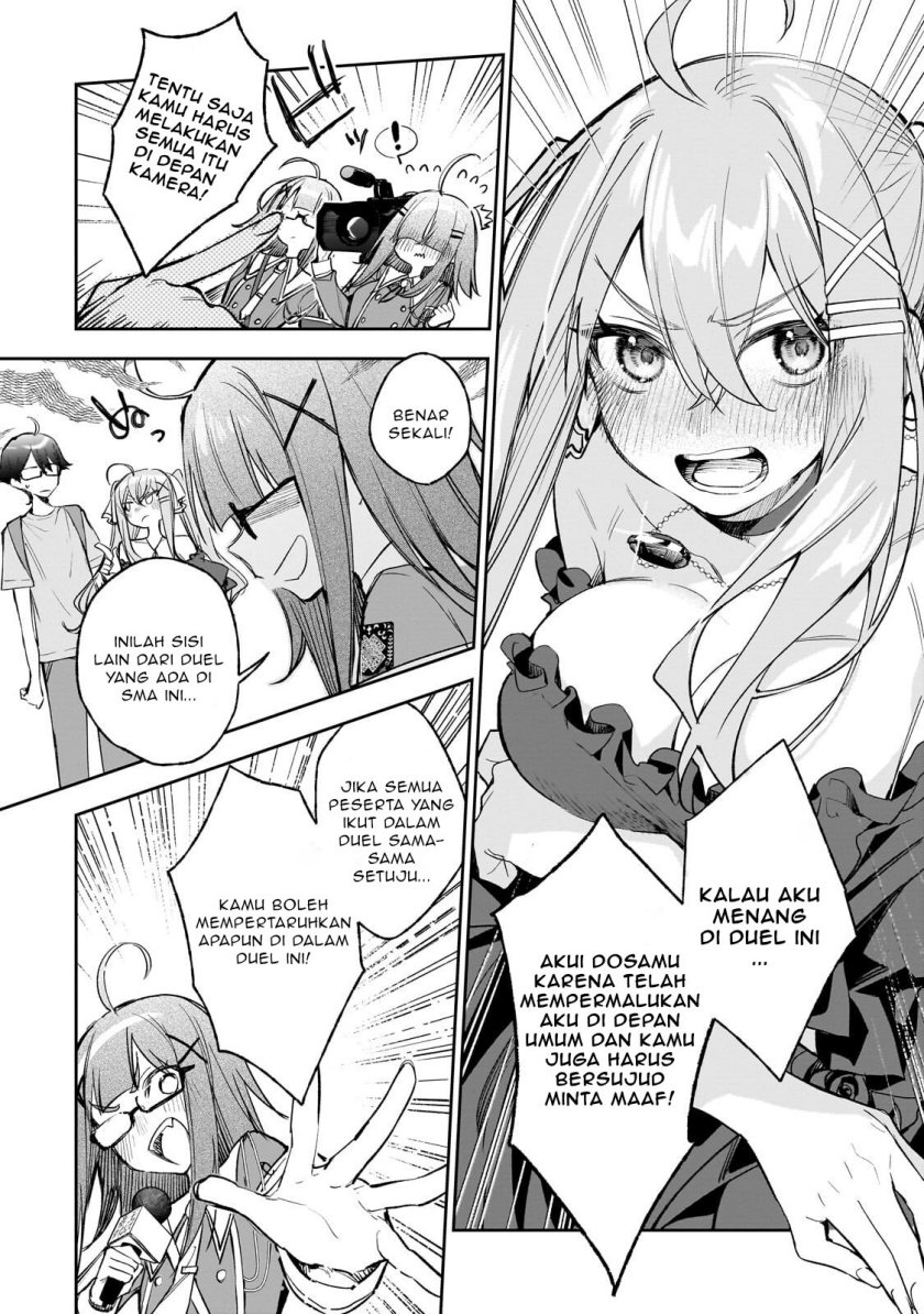 Ore wa Gakuen Zunou Battle no Ensyutsuka!: Jishou Mob ga Kage kara Egaku Saikyou Shujinkou Musou Scenario Chapter 02.1 Gambar 8