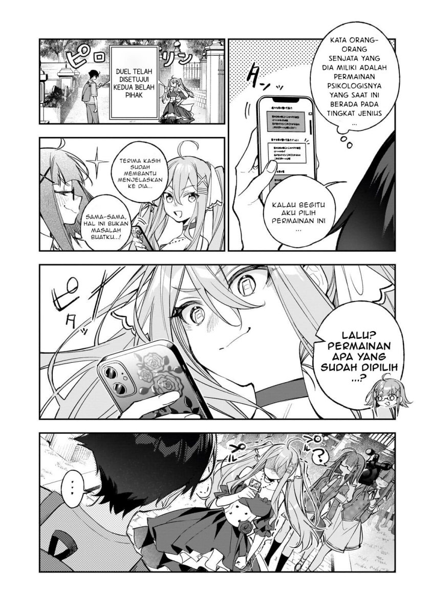 Ore wa Gakuen Zunou Battle no Ensyutsuka!: Jishou Mob ga Kage kara Egaku Saikyou Shujinkou Musou Scenario Chapter 02.1 Gambar 11