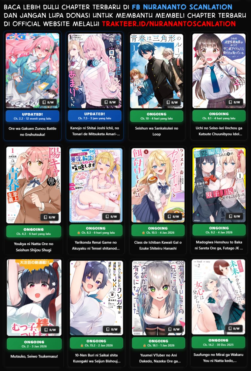 Ore wa Gakuen Zunou Battle no Ensyutsuka!: Jishou Mob ga Kage kara Egaku Saikyou Shujinkou Musou Scenario Chapter 02.1 Gambar 15