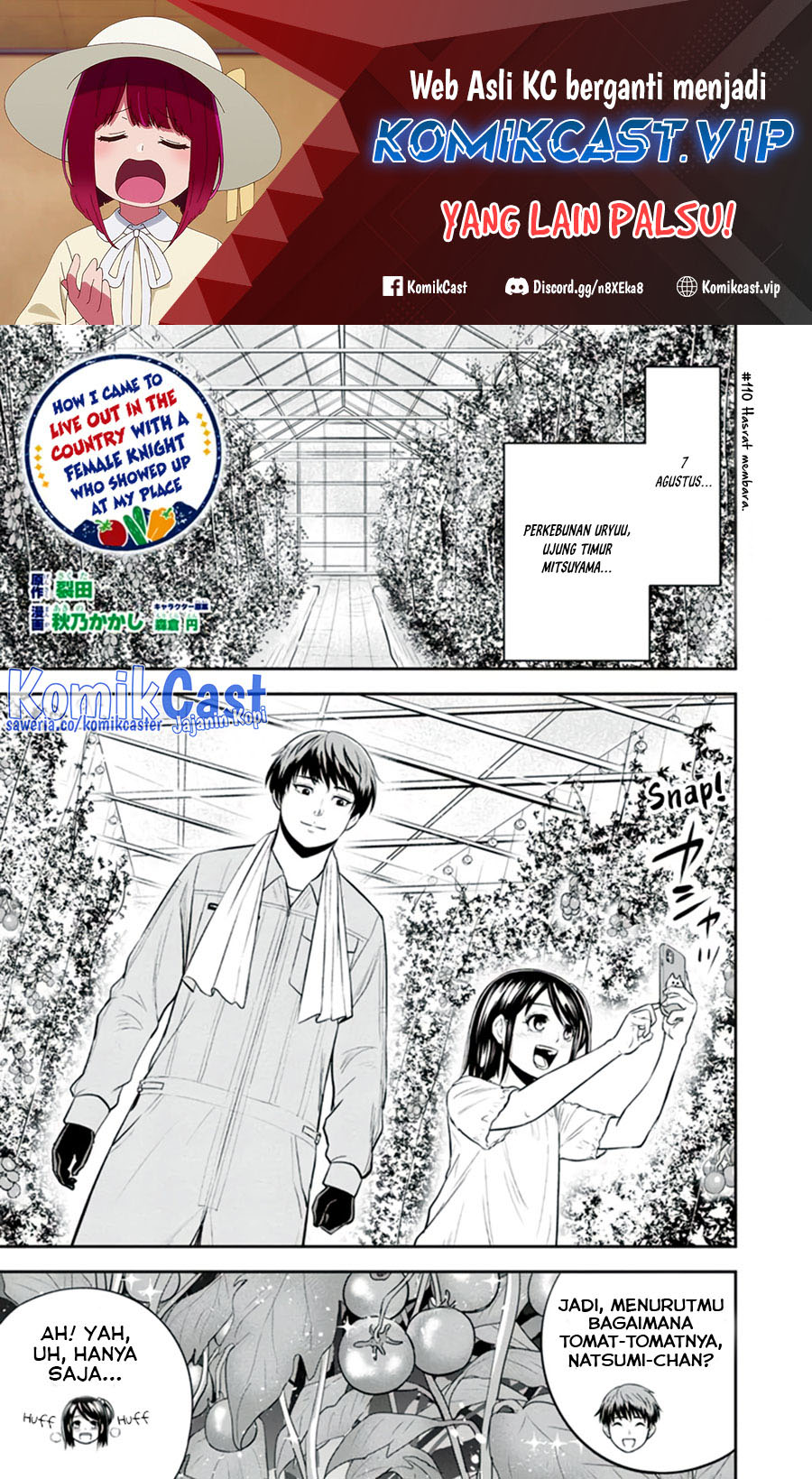 Orenchi ni Kita Onna Kishi to: Inakagurashi suru Koto ni Natta Ken Chapter 110 Gambar 2