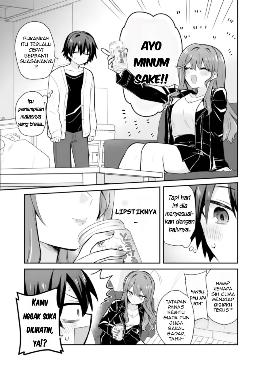 Osake to Senpai Kanojo to no Amaama Doukyo Lovecome wa Nijuusai ni Natte kara Chapter 02 Gambar 8
