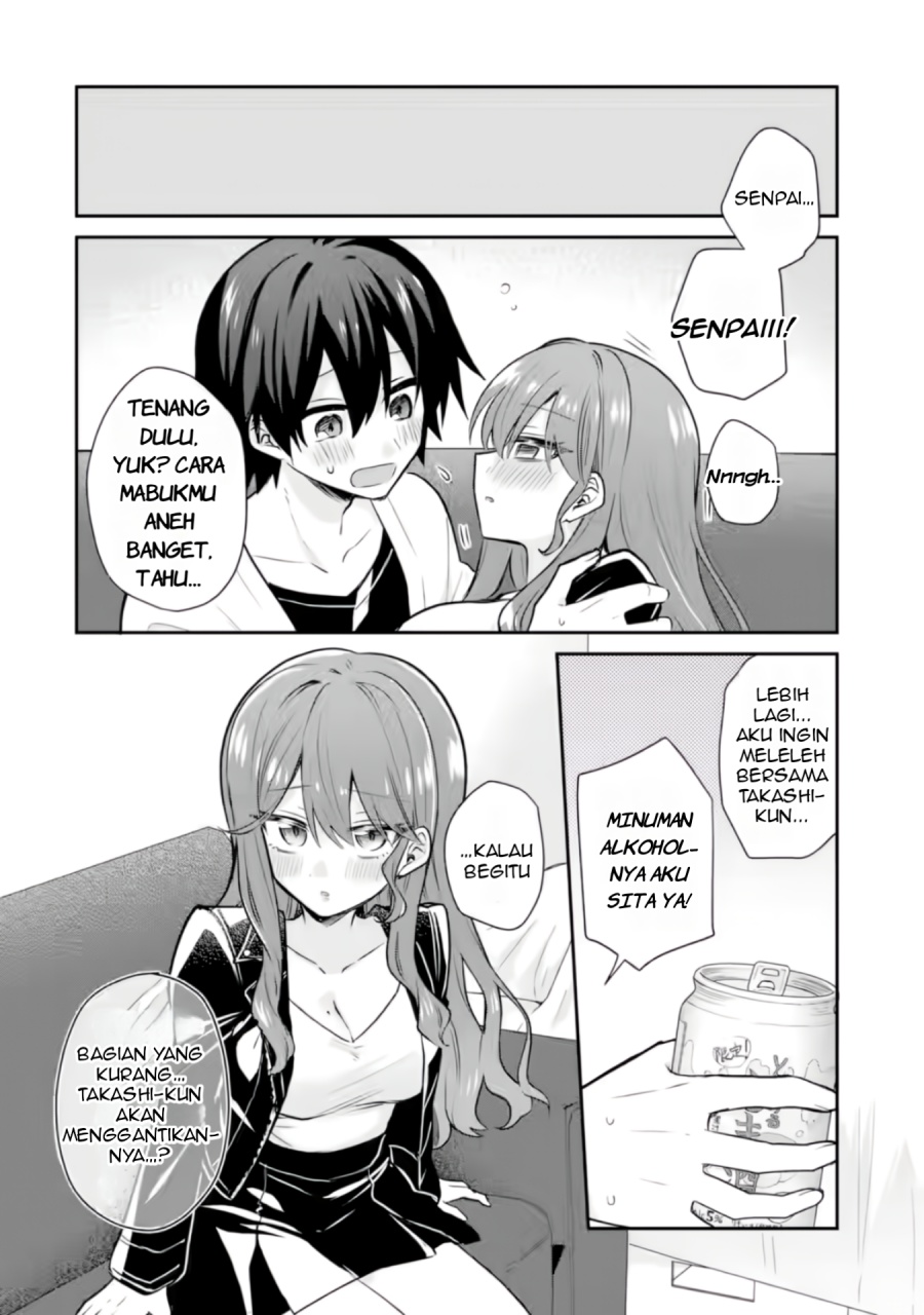Osake to Senpai Kanojo to no Amaama Doukyo Lovecome wa Nijuusai ni Natte kara Chapter 02 Gambar 21