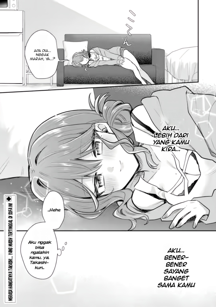 Osake to Senpai Kanojo to no Amaama Doukyo Lovecome wa Nijuusai ni Natte kara Chapter 03 Gambar 38