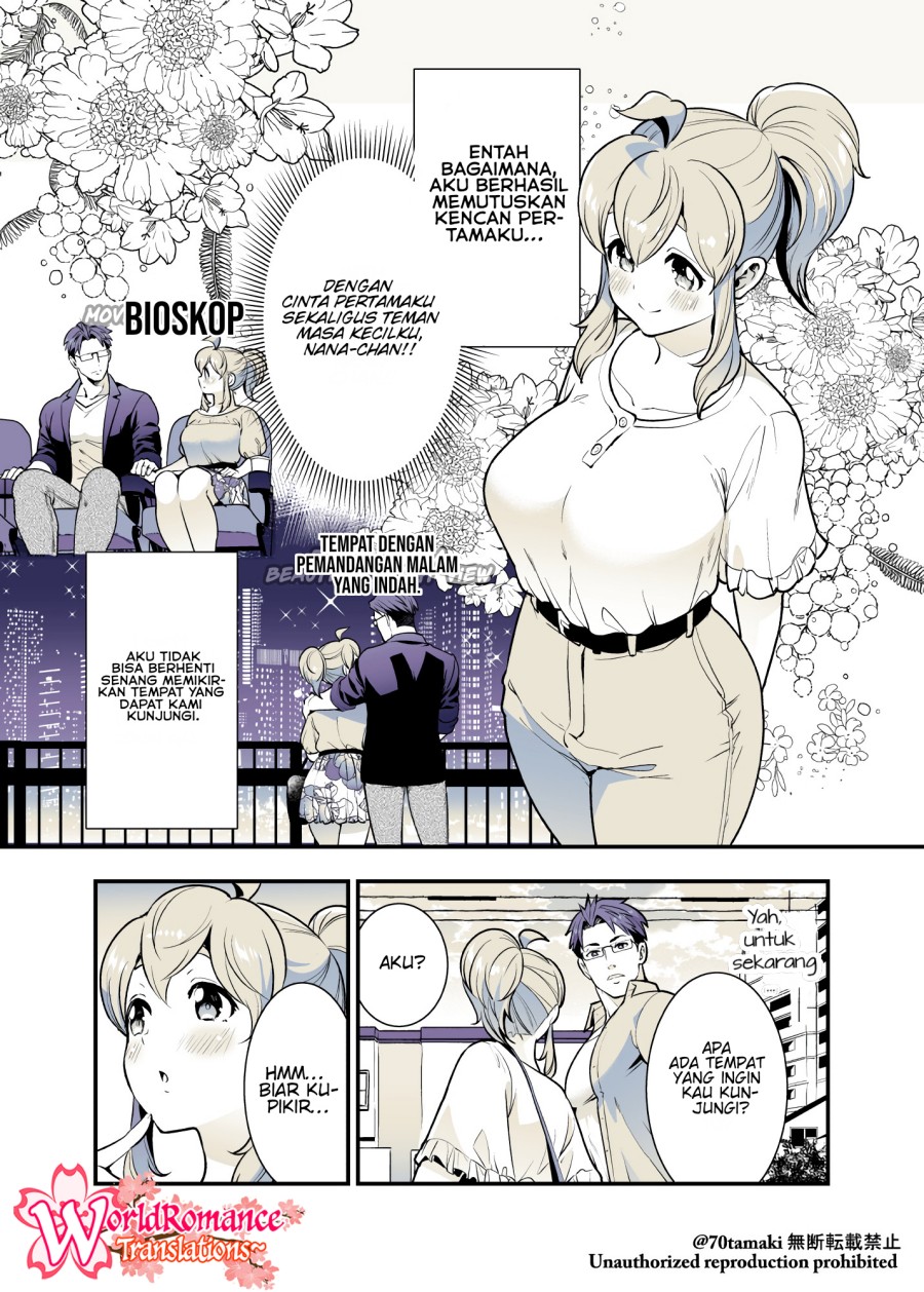 Osananajimi ga Hisabisa ni Saikai Shitara Otagai Kyonyuu ni Natteta Chapter 36 Gambar 2