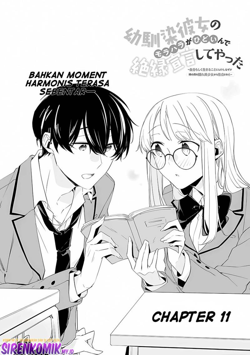Osananajimi Kanojo no Morahara ga Hidoin de Zetsuen Sengen shite Yatta Chapter 11 Gambar 2