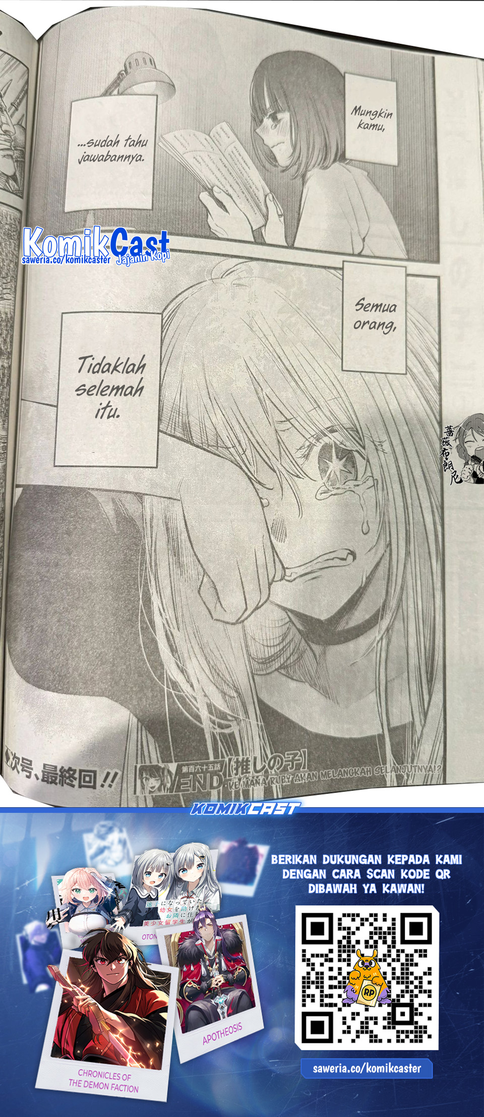 Oshi no Ko Chapter 165 LQ Gambar 19