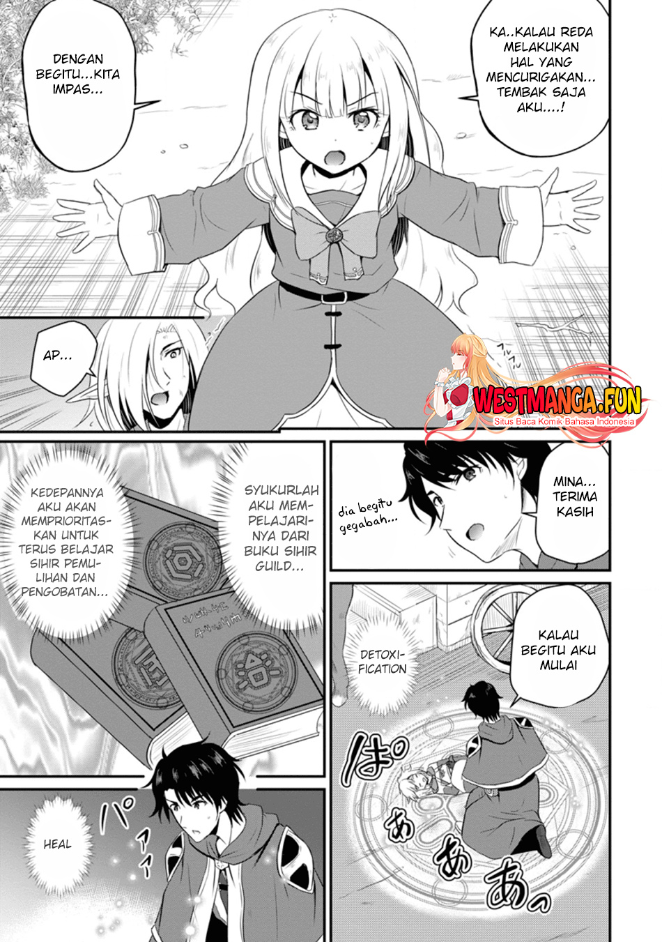 Ossan Teihen Chiyushi to Mana Musume no Henkyou Raifu Chapter 05 Gambar 14