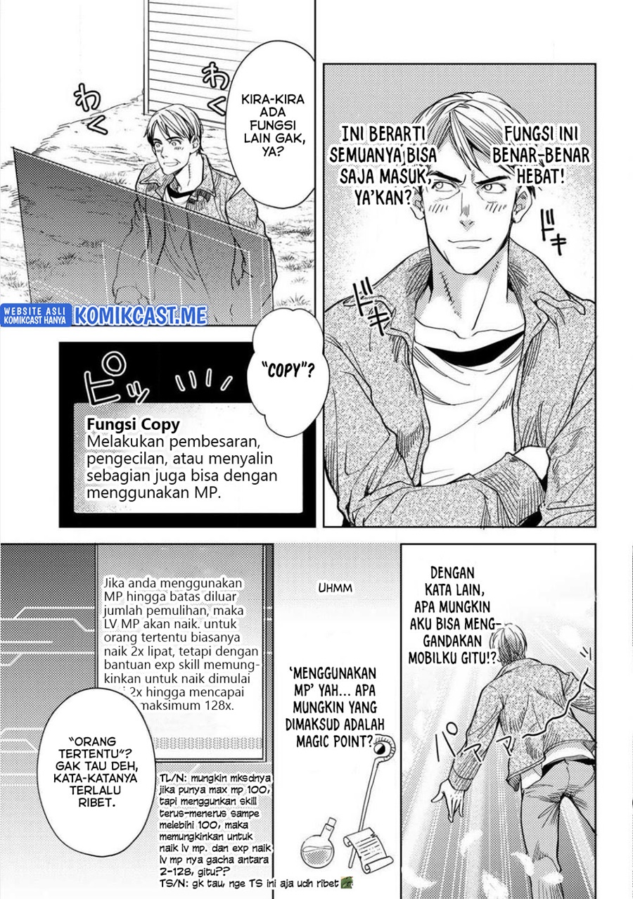 Ossan no Rimeiku Bouken Nikki ~ Autocamp kara Hajimaru Isekai Mankitsu Raifu Chapter 01 Gambar 17