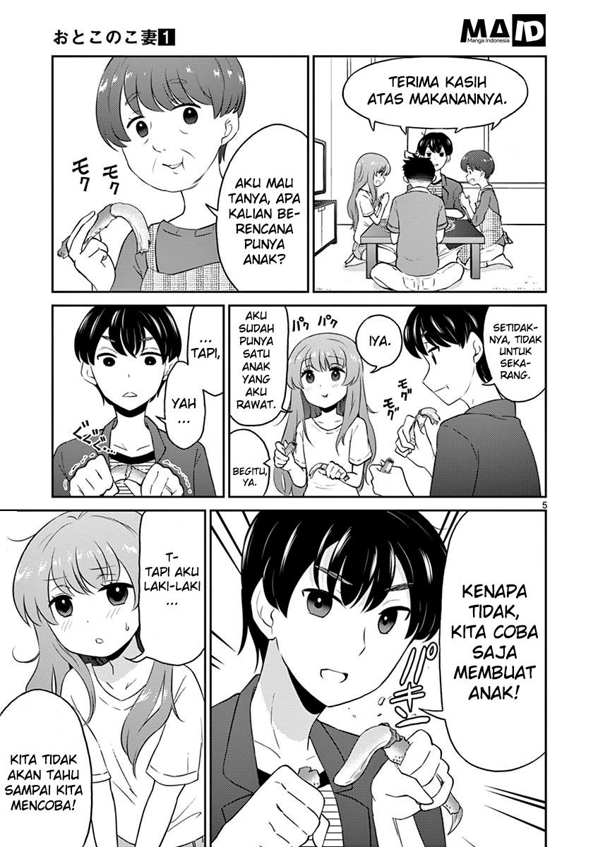 Otoko no Ko Tsuma Chapter 09 Gambar 8