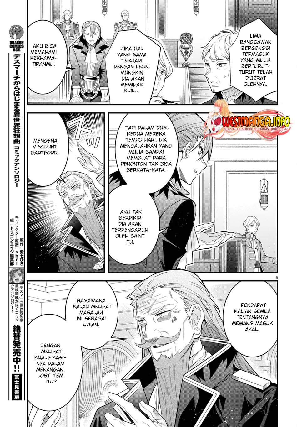 Otome Game Sekai wa Mob ni Kibishii Sekai Desu Chapter 40 Gambar 8