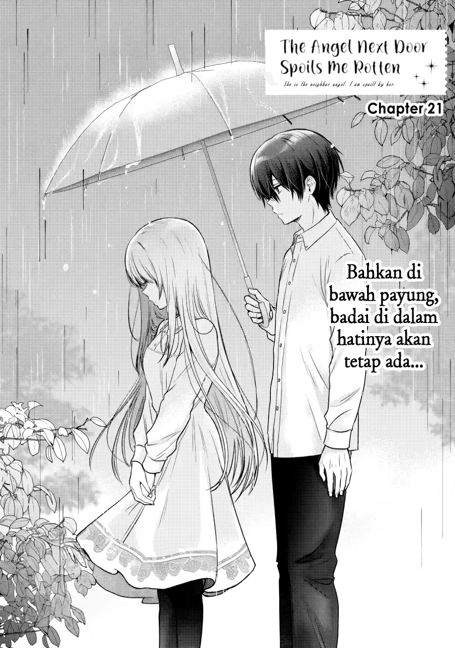 Otonari no Tenshi-sama ni Itsunomanika Dame Ningen ni Sareteita Ken Chapter 21.1 Gambar 1