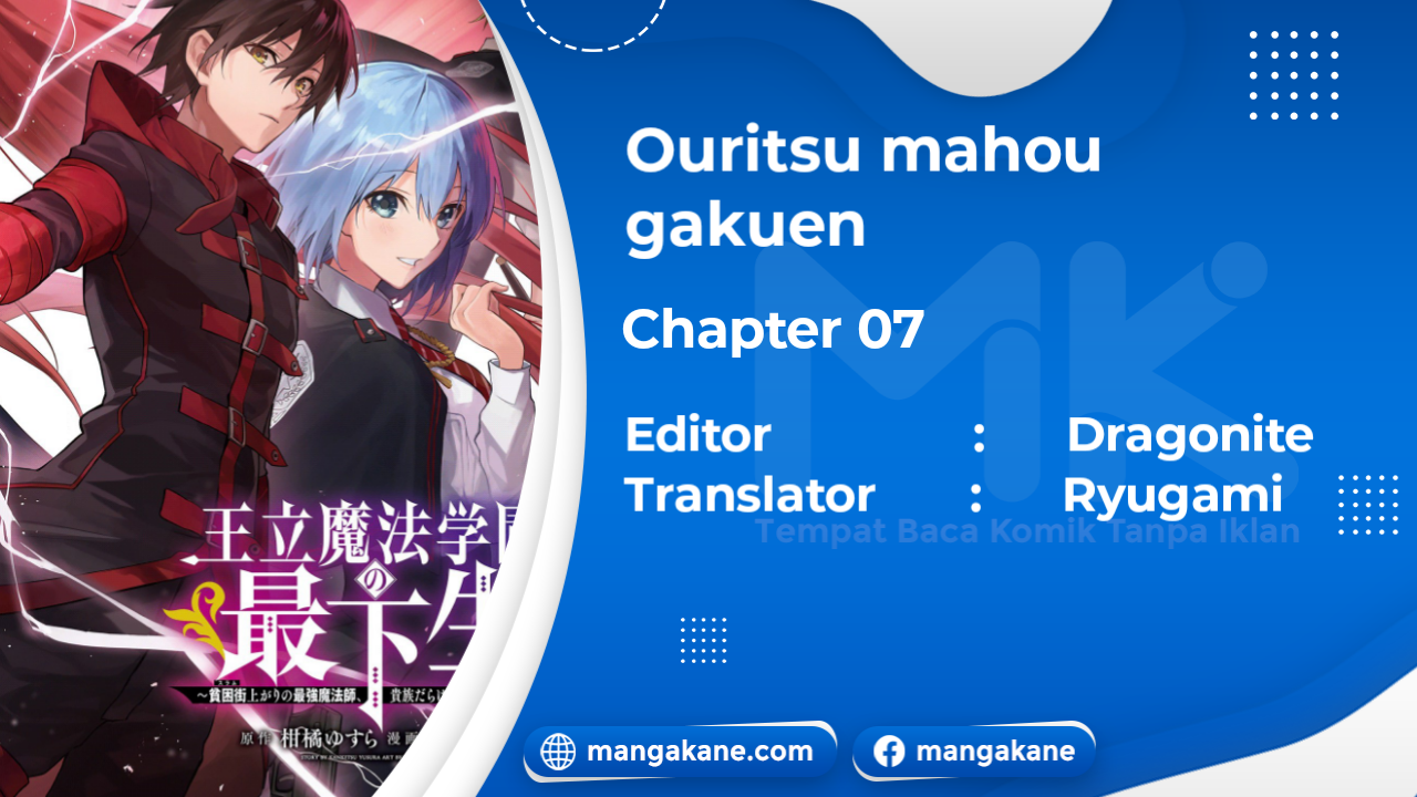 Ouritsu Mahou Gakuen no Saikasei: Slum Agari no Saikyou Mahoushi, Kizoku darake no Gakuen de Musou suru Chapter 07 Gambar 1