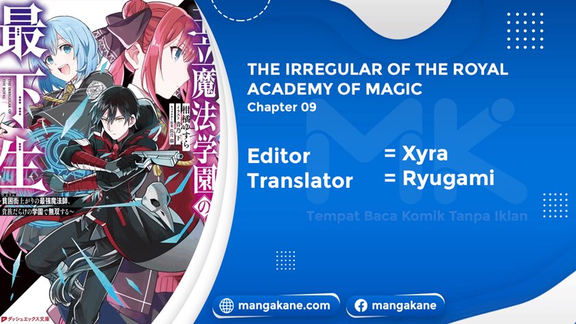 Ouritsu Mahou Gakuen no Saikasei: Slum Agari no Saikyou Mahoushi, Kizoku darake no Gakuen de Musou suru Chapter 09 Gambar 1